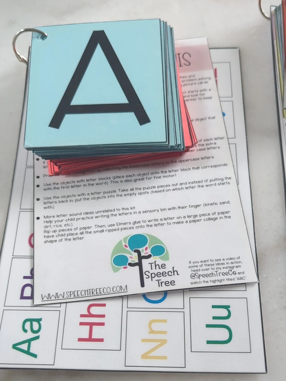 Alphabet Minis Set For Speech Language Learning
